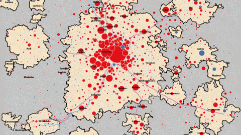 Dynamique démographique de l’espace urbain métropolitain 2006 - 2011