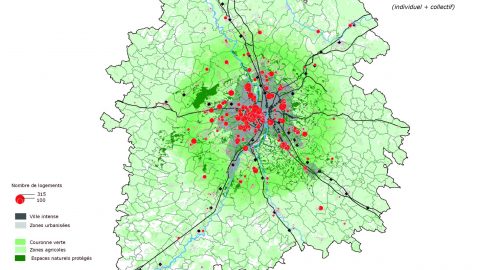 Localisation à l'adresse des logements autorisés en 2013