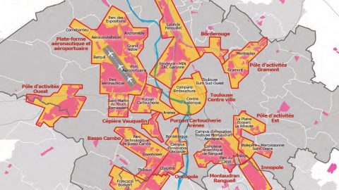 Les pôles économiques de l’agglomération toulousaine