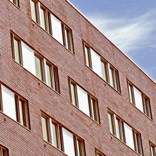 detail of a student residence, condominium