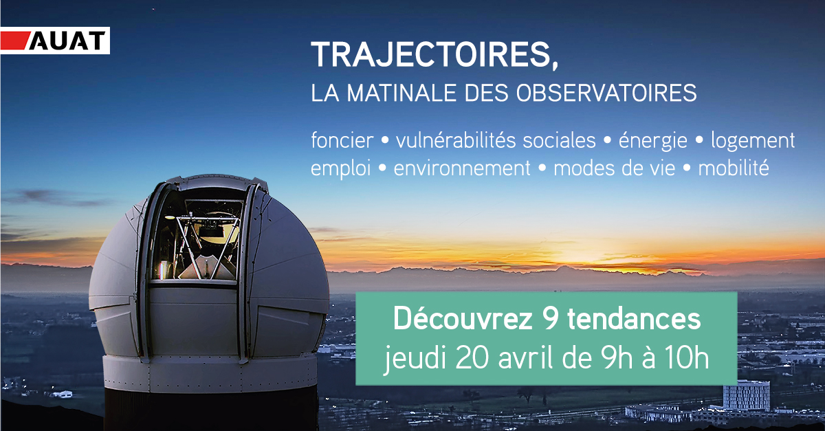 Le 20 avril 2023 de 9h à 10h se tiendra une nouvelle matinale des observatoires nommées Trajectoires
