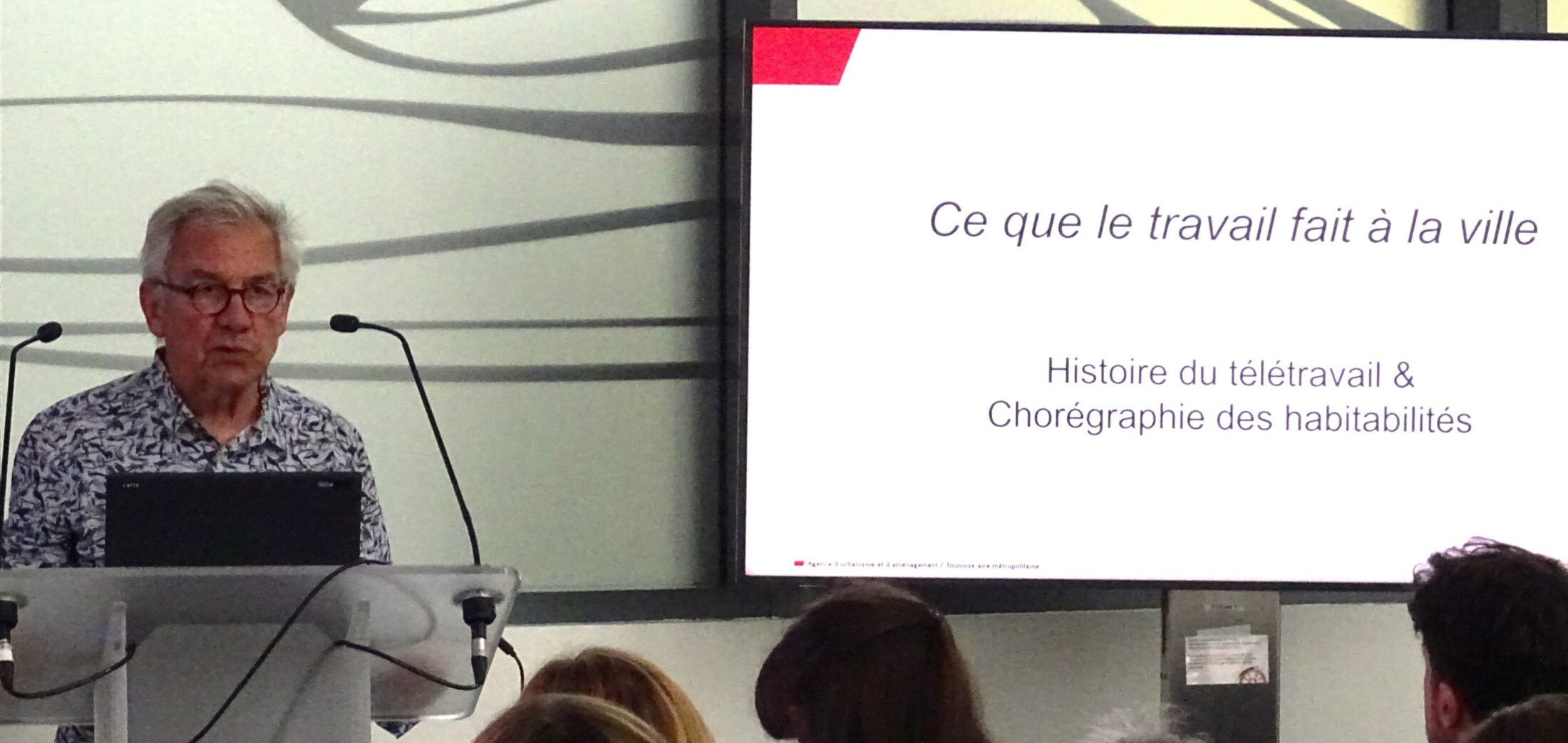 Bruno Marzloff, sociologue et prospectiviste, grand témoin du séminaire prospectif sur le télétravail organisé par l'AUAT le 10 mai 2023