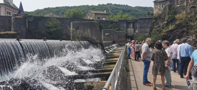 Photo issue du séminaire organisé par l'AUAT avec des élus de communes du SCoT Grand Albigeois - Barrage Ambialet.