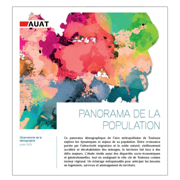 couverture de la publication AUAT "panorama de la population"