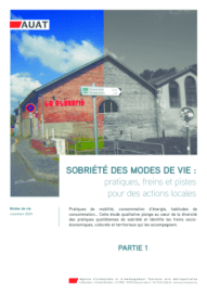 Sobriété des modes de vie – Partie 1 – Pratiques des habitants
