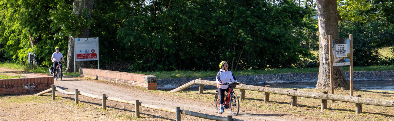 Photo montrant des cyclistes au profil sénior, dans le Frontonnais