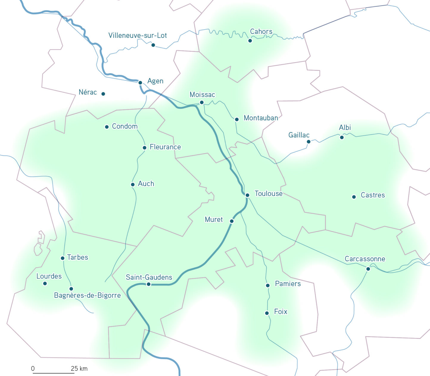 Territoire d'intervention de l'AUAT